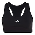 Top Fitness adidas Treino Basico Suporte Médio Feminino Jc6547 PRETO/BRANCO