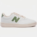 Opção de cor BRANCO/VERDE de Tenis Feminino New Balance Bb80