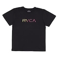 Camiseta Rvca Floral Flame Plus Size Sm25 - Masculina PRETO