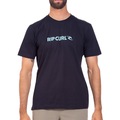 Camiseta Rip Curl New Icon Sm25 - Masculina PRETO