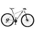 Bicicleta Aro 29 Krw Spotlight Alumínio Shimano Altus 24 Vel Hidráulico Suspensão C/ Trava Sx17 BRANCO/PRETO