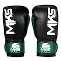Luvas de Boxe Mks Combat Rustic Adulto PRETO/VERDE