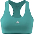 Top adidas Poliamida Suporte Médio Treino Feminino VERDE