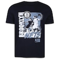 Camiseta New Era Brooklyn Nets Core - Masculina PRETO