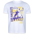 Camiseta New Era Los Angeles Lakers Nba Core - Masculina BRANCO