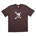 Camiseta Oakley Heritage Skull Logo - Masculina MARROM