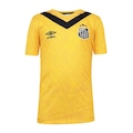 Camisa do Santos 3 2024 Umbro Oficial - Infantil AMARELO ESCURO