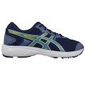 Tênis Asics Buzz 4 Infantil AZUL ESC/VERDE CLA