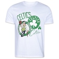 Camiseta New Era Boston Celtics World Of Logos - Masculina BRANCO