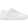 Tênis Puma Carina Logomania - Feminino BRANCO/VERDE