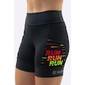Bermuda de Compressão Hupi Curta Run Run Run - Feminina PRETO