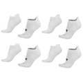 Meia Invisível Hupi Running Pro - 4 Pares - Unissex BRANCO