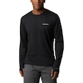 Camiseta Manga Longa Columbia Tech Trail Crew Ii - Masculina PRETO