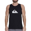 Camiseta Regata Quiksilver Comp Logo - Masculina PRETO