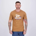 Camiseta New Era Branded Vintage - Masculina MARROM
