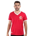 Camisa de Time Retromania Internacional 1975 - Masculino VERMELHO