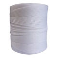 Bobina Gismar Redes Corda Fio 4Mm Trançada Polietileno BRANCO