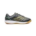 Chuteira Futsal Umbro Br Futsal Jr - Infantil PRETO/AMARELO CLA