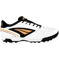 Chuteira Society Penalty Brasil 70 Y-1 - Adulto PRETO/BRANCO/DOURADO