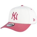 Boné Aba Curva New Era 940 A-Frame New York Yankees Core Winecork - strapback - Adulto Off White