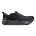 TÊNIS SKECHERS GO WALK FLEX-IMPECCABLE II - MASCULINO PRETO