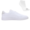 Kit Tênis Puma Shuffle + Meia - Feminino BRANCO