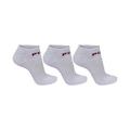 Meia Cano Curto Fila Lisa Br 34-38 - 3 Pares - Unissex BRANCO