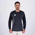 Camisa de Goleiro Umbro Portiere Manga Longa - Masculina PRETO