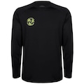 Camisa Umbro Manga Longa Ftvl Flame Masculina PRETO/AMARELO