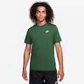 Camiseta Nike Sportswear Club Masculina VERDE ESC/BRANCO