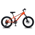 Bicicleta Mtb Aro 20 Krw - Câmbio 7 Velocidades L20 - Infantil LARANJA/PRETO
