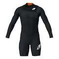 Short John Manga Longa Mormaii Chestzip 1Mm Flexxxa Pro Uv-Suit 2025 - Masculino PRETO