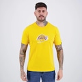 Camiseta New Era Nba Los Angeles Lakers Logo - Masculina AMARELO