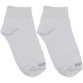 Meia Soft Cano Invisível Esportiva Atoalhada - 34 a 38 - Feminina BRANCO