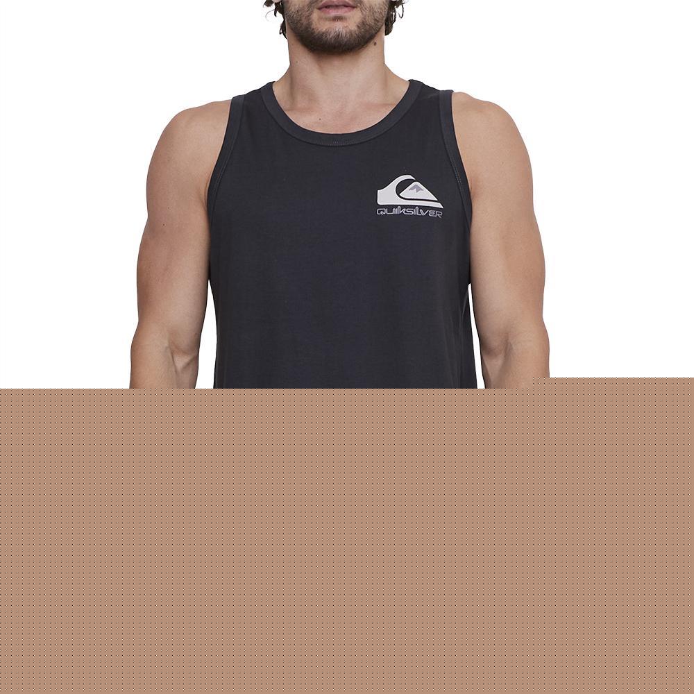 Camiseta Regata Quiksilver Omni Logo Sm25 - Masculina CINZA ESCURO