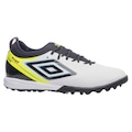 Chuteira Society Adulto Umbro Adamant Top Speed Club BRANCO/PRETO