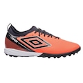 Chuteira Society Adulto Umbro Adamant Top Speed Club LARANJA/PRETO