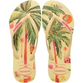 Chinelo de Dedo Havaianas Slim Summer Bliss - Feminino AMARELO