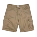 Bermuda Passeio Back Wash Cargo Masculina BEGE