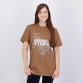 Camiseta Approve Tiger Feminina MARROM