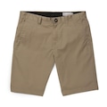 Bermuda Passeio Volcom Frickin Modern Stretch Chino - Masculina BEGE