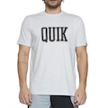 Camiseta Quiksilver Griff Quik Masculina CINZA