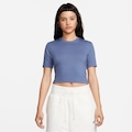Camiseta Nike Sportswear Cropped Essential - Feminina AZUL