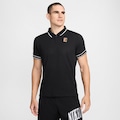 Camisa Polo Nikecourt Heritage - Masculina PRETO/BRANCO