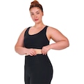 Top Alto Giro Elastico Plus Feminino PRETO