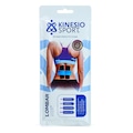 Bandagem Elastica Adesiva Kinesiosport Pré-Cortada Lombar 30Cm e 25Cm - Unissex AZUL