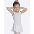 Collant Regata com Saia Só Dança - Infantil BRANCO