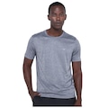 Camiseta Mizuno Treino Run Spark 2 - Masculina CINZA/AZUL ESC