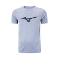 Camiseta Mizuno Treino Run Spark - Masculina CINZA/AZUL ESC