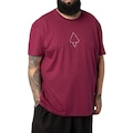 Camiseta Mcd Caveira Rosas - Masculina VINHO